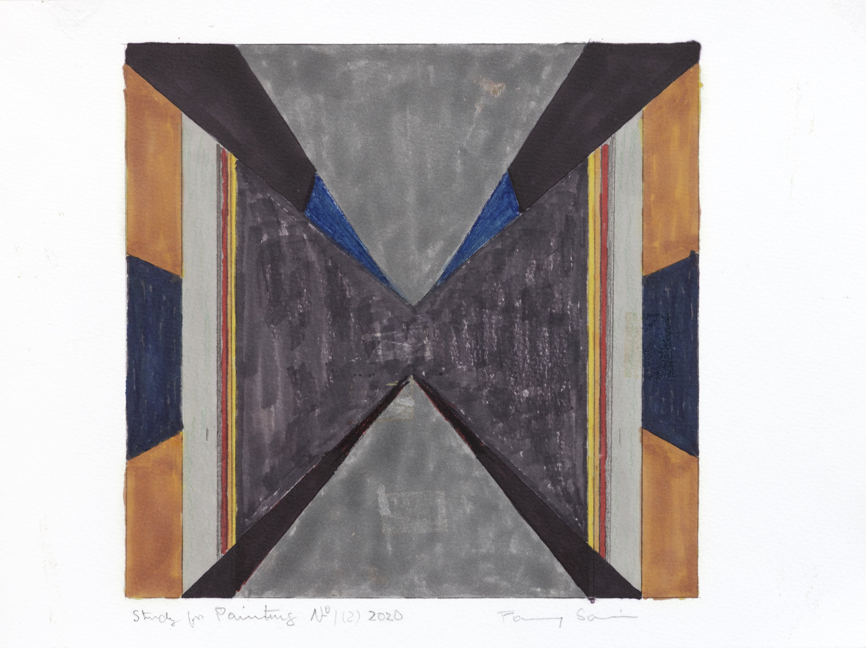 Fanny Sanin  - Study for painting N° 2