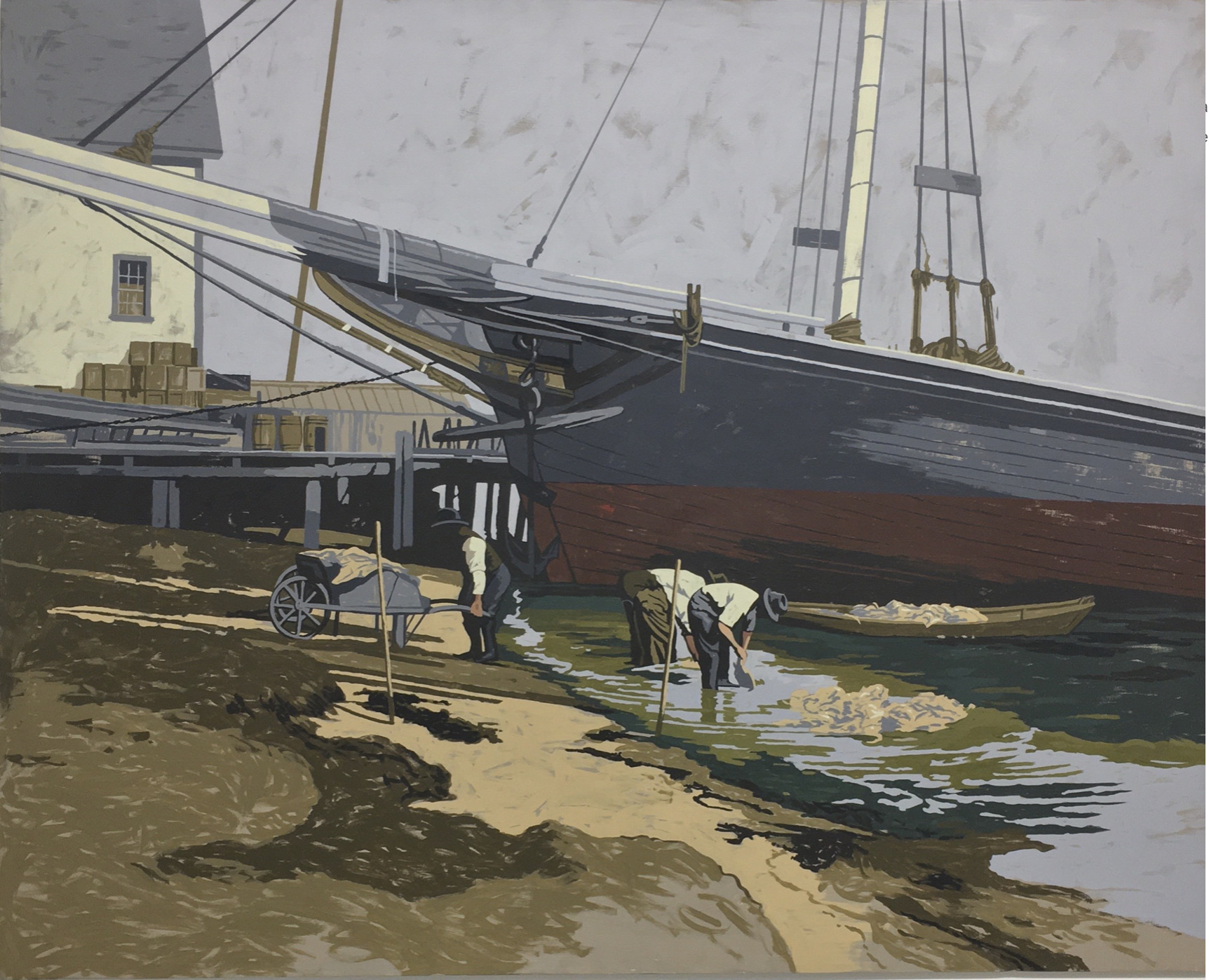 Matthew Benedict  - WASHING COD ON THE TOWN BEACH