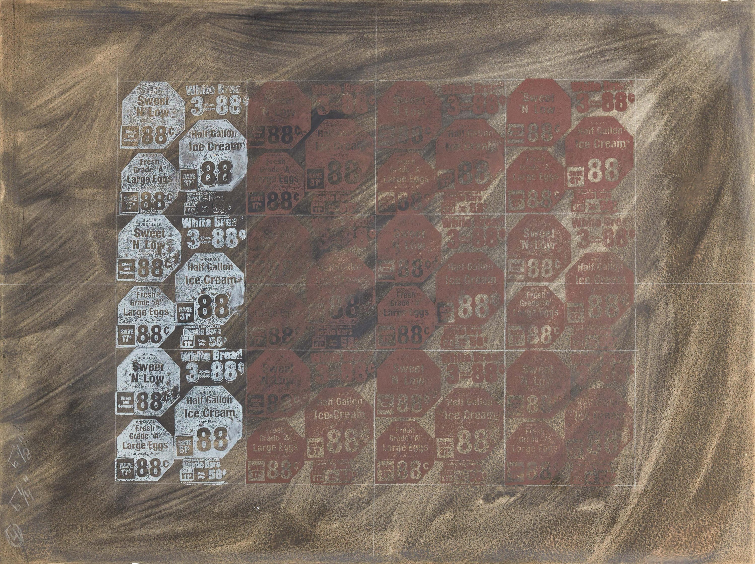 Chryssa - Untitled (Study for Newspaper)