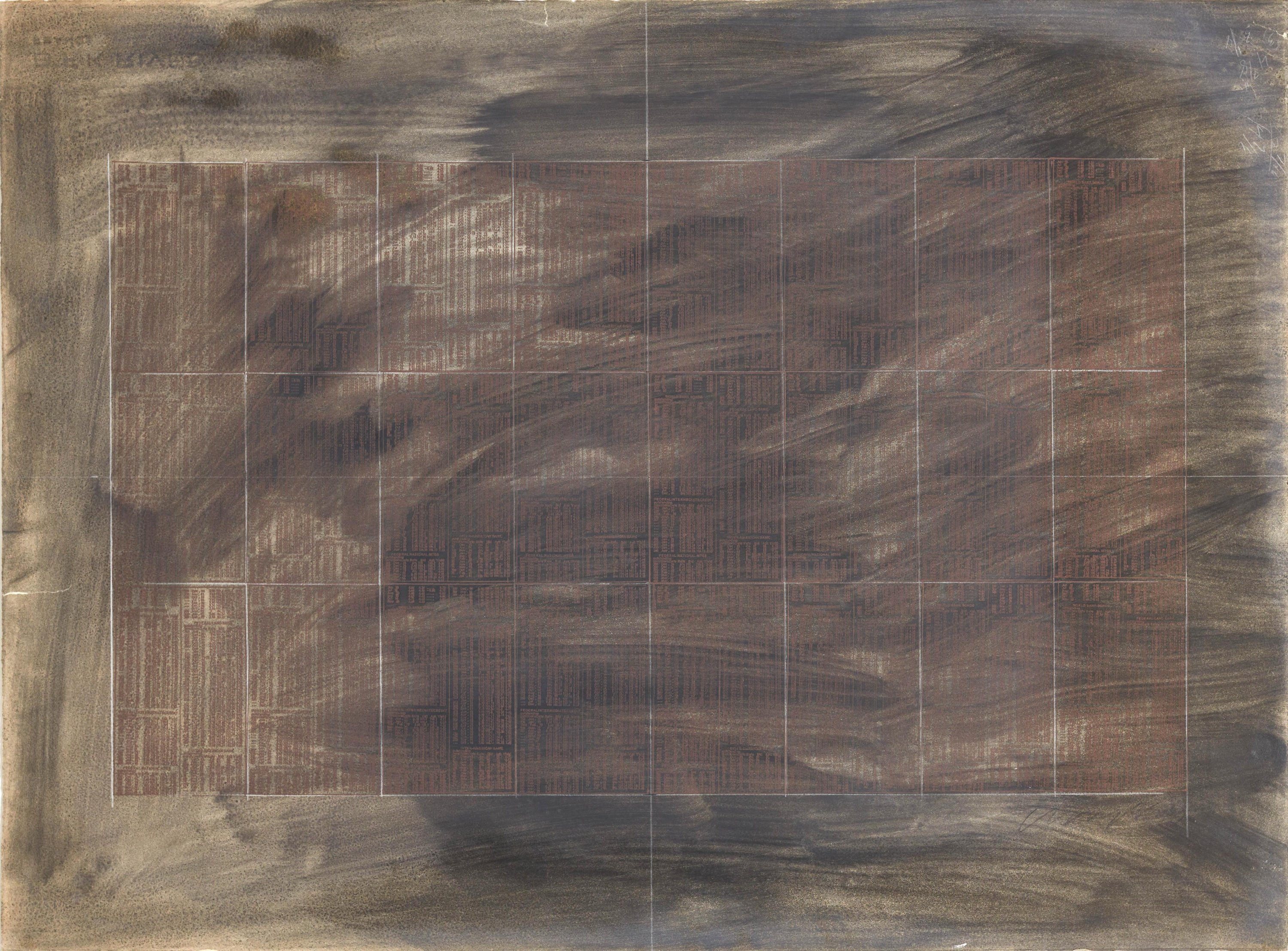 Chryssa - Untitled (study for The Stock Market)